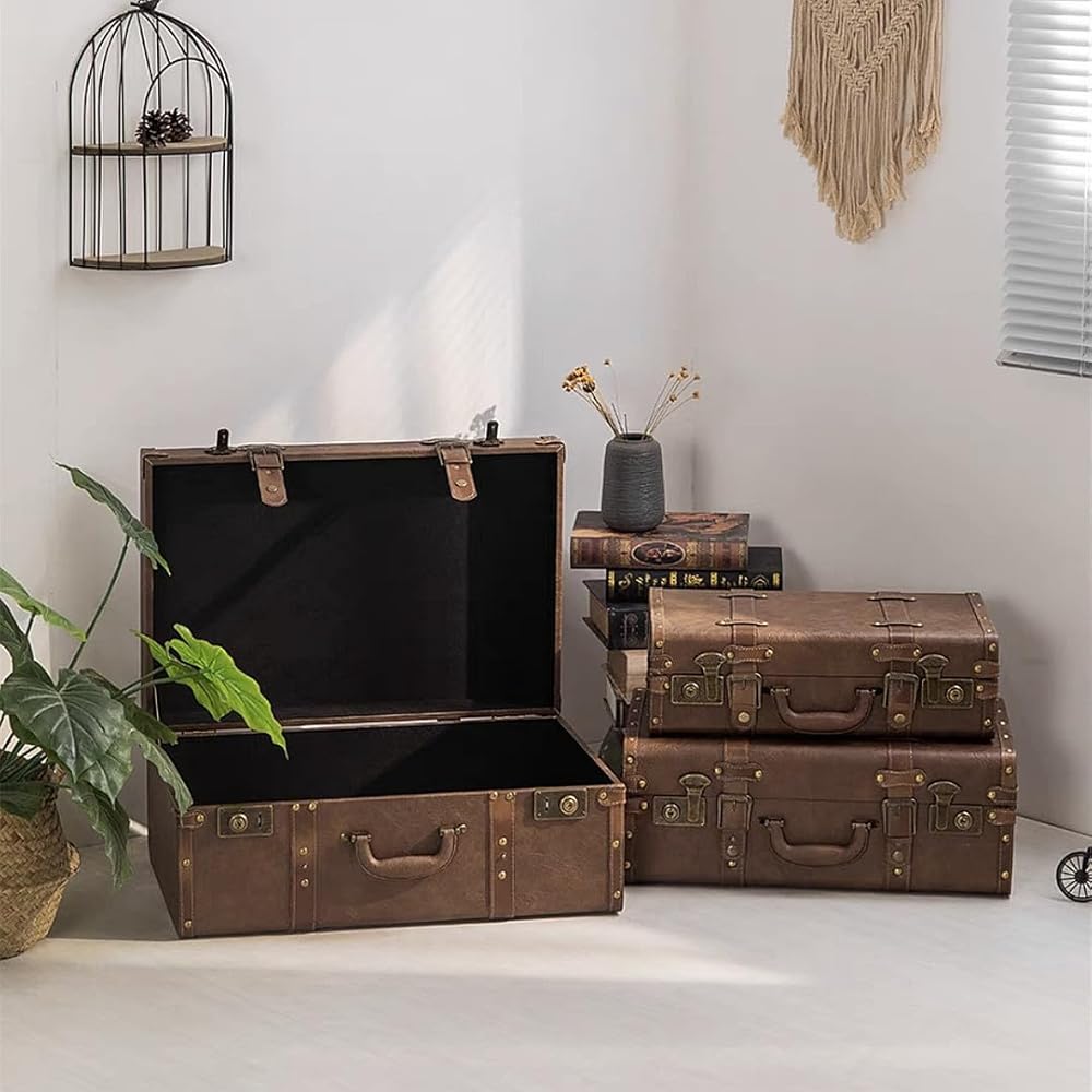 アンティーク　ケース 楽天市場】アンティーク風 トランクケース インテリア 収納ボックス